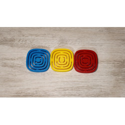 Set 3 × Air Spinner Antistres – Inspirat de Tricolor 🟦🟨🟥 – Sărbătorește Ziua Națională a României